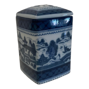 Mottahedeh Blue Canton Lidded Box for Historic Charleston