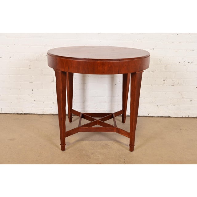 Baker Furniture Company Baker Furniture Federal Cherry Wood Tea Table or Occasional Side Table For Sale - Image 4 of 9