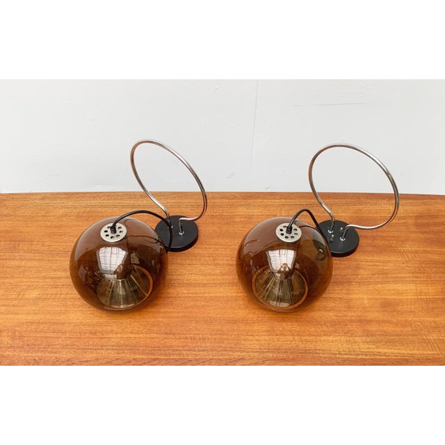 Mid-Century Dutch Space Age Wall Lamps by Frank Ligtelijn for Raak, Set of 2 For Sale - Image 17 of 18