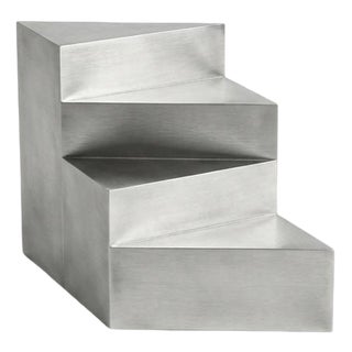 S1 Functional Sculpture in Brushed Aluminium by Giotto Pagani For Sale