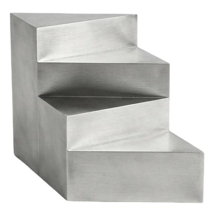 S1 Functional Sculpture in Brushed Aluminium by Giotto Pagani For Sale
