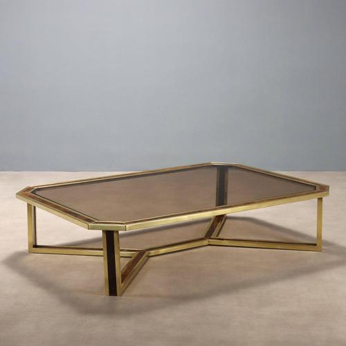 Gold Coffee or Center Table, 1970s For Sale - Image 8 of 8