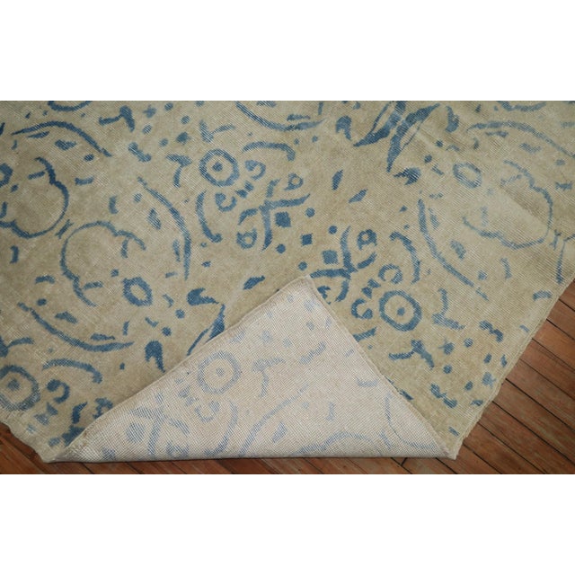 Zabihi Collection Turkish Deco Carpet - 7'4" x 10'2" For Sale - Image 10 of 10