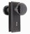 Vintage Classic style passage door knob set made with black ceramic round knobs and rectangular cast iron back plates. The...