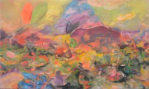 "Wind Wrestler" by Jeffrey Vincent Acrylic on Canvas