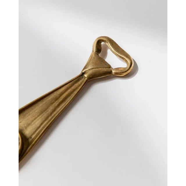 Mid-Century Brass Tie Bottle Opener from Vezzani, Italy, 1970s For Sale - Image 9 of 11