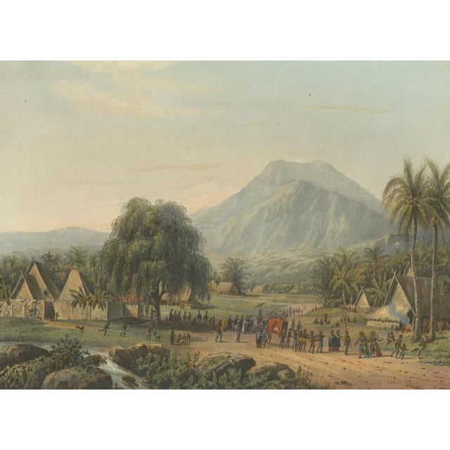 J.C. Greive Jr., Wedding Procession in the Salak Valley, 1872, Lithograph on Paper For Sale - Image 4 of 10