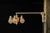 c. 1930s; Harry J. Bosworth Co. - Chicago, IL Four‑light wall‑mount dental operatory lamp on a long articulating arm with...