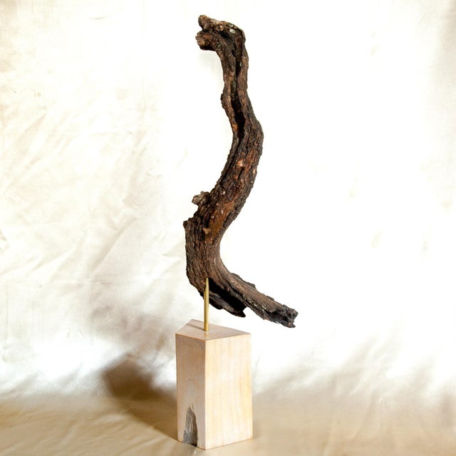 Wabisabi Organic Modern Wood Sculpture For Sale - Image 9 of 9