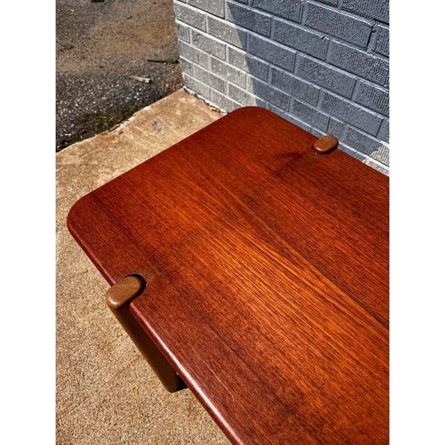 Mid 20th Century Hans Wegner at-11 Teak Coffee Table for Andreas Tuck For Sale - Image 10 of 12