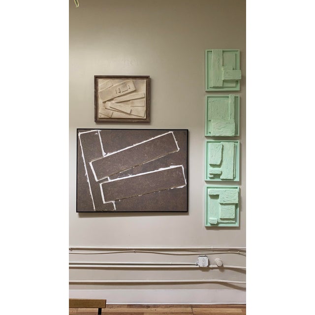 2021 "Abstract Series 03" Contemporary Sculptural Wall Objects, 4 Pieces For Sale - Image 11 of 11