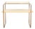 Model B12 Console Table in Chrome-Plated Tubular Steel and Beige Lacquered Plywood by Marcel Breuer for Thonet, 1928 For Sale