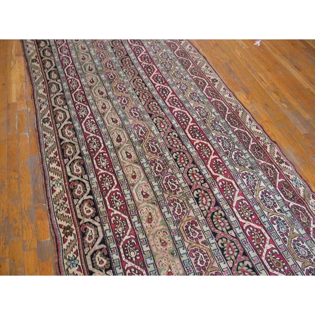 Textile 19th Century Caucasian Karabagh Carpet ( 4'2" x 11'8" - 127 x 356 ) For Sale - Image 7 of 7