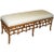Modern Bespoke Faux Bamboo Faux Bois Bench For Sale - Image 3 of 3