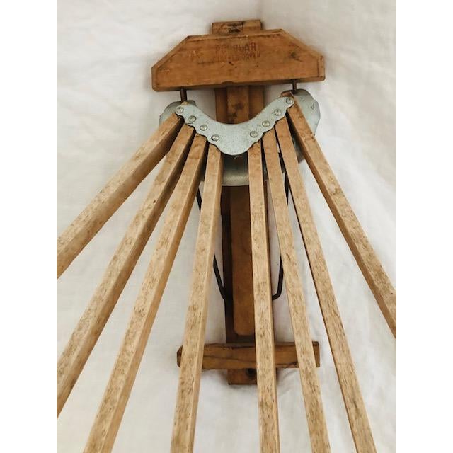 Late 19th Century Antique / Primitive Rug Beater & Towel Rack- Set of 2 For Sale - Image 13 of 15