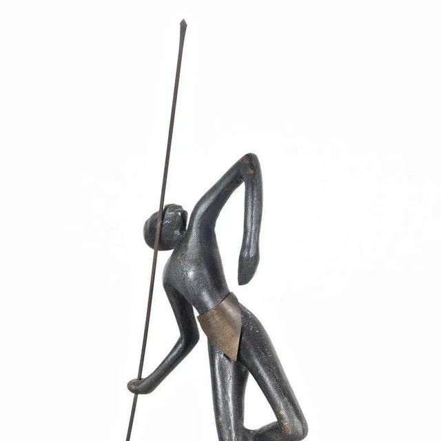 Austrian bronze sculpture in the manner of Hagenauer from around 1930. It remains in very good original condition, with...