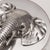 Vintage Italian Silver-Plated Elephant Mounted Glass Jar, 1960s For Sale - Image 11 of 12