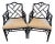 Pair of Chinese Chippendale Style Armchairs For Sale