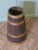 Copper and Oak Barrel Stick Stand This good looking piece is cone shaped and heavy at the bottom so very sturdy, it is...