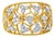 Late 20th Century 14K Pink Rose Gold Diamond Beehive Cocktail Ring Estate, Size 6 For Sale