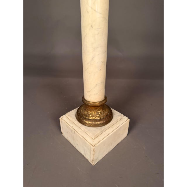 French Pedestal / Column With Bronze Mounts, Circa 1870 For Sale - Image 3 of 8