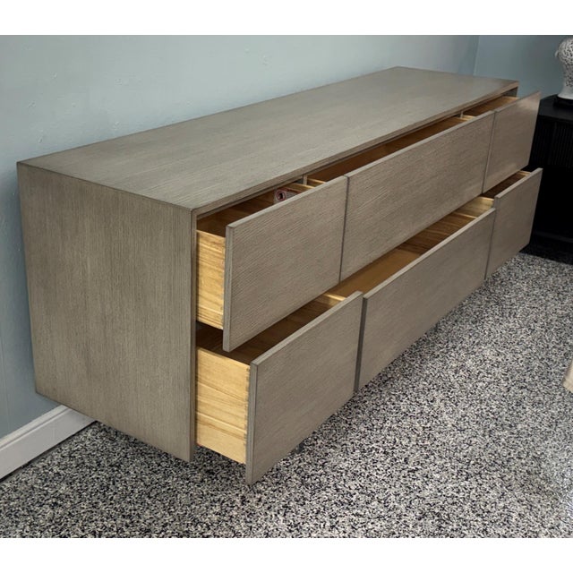 Gray Belle Meade Signature Athena 6-Drawer Dresser For Sale - Image 8 of 14