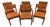 Set of Six Vintage Mid-Century Danish Teak Dining Chairs For Sale