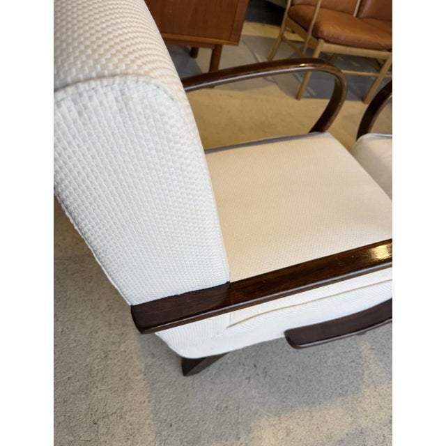 Vintage Art Deco Lounge Chairs by Jindrich Halabala, Set of 2 For Sale - Image 15 of 18