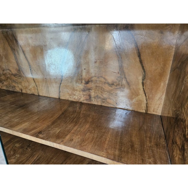 Art Deco Display Cabinet in Walnut Burl, 1940 For Sale - Image 12 of 18