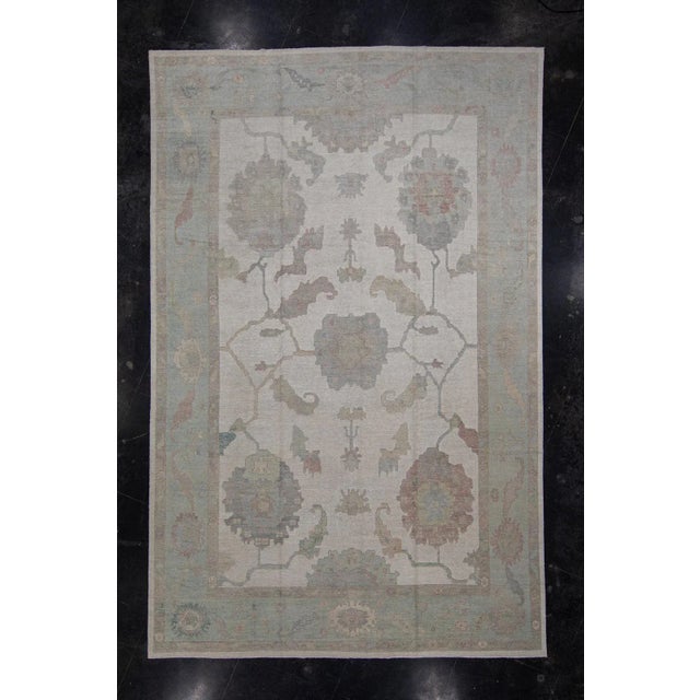 Turkish Oushak Rug 11'10" x 18'3" For Sale In Houston - Image 6 of 6
