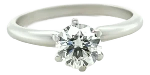 Platinum Diamond Engagement Ring 1.02ct