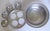 1940s Art Deco Set of 4 Hand Forged Aluminum Serving Pieces by Buenilum Serving Pieces, Buehner Wanner For Sale - Image 9 of 18