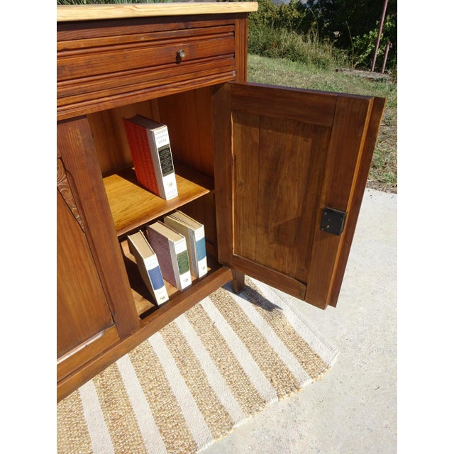 Small Art Deco Oak and Pine Buffet, 1930s For Sale - Image 10 of 17