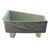 Mid-Century Japanese Studio Pottery Brutalist Ikebana Planter in Celadon Stoneware For Sale - Image 4 of 16