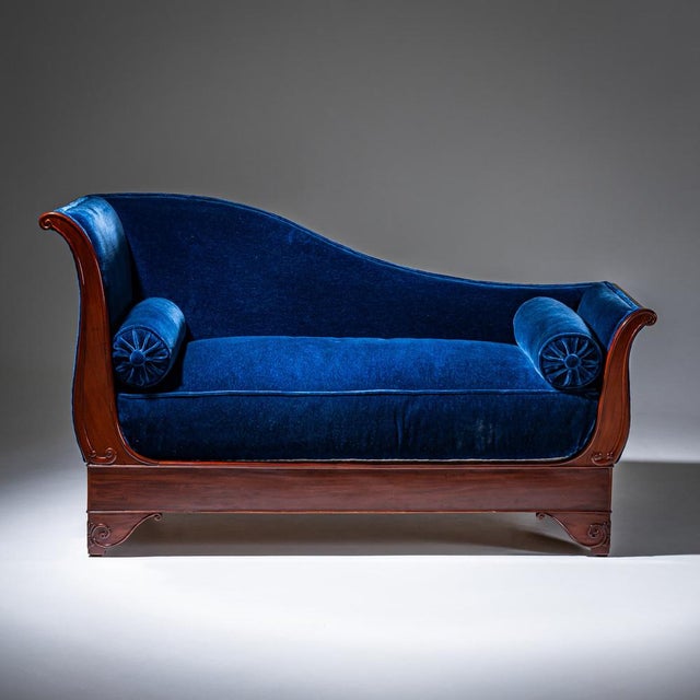 Antique French Chaise Lounge, 1830 For Sale - Image 4 of 12