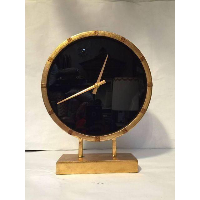 Gold Deco Mantel Clock Chairish