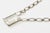 Chanel Vintage Art Deco Crystal and Silver Long Necklace With Faceted Square Pendant For Sale - Image 4 of 11