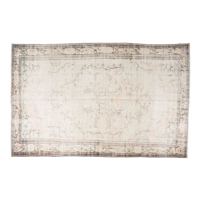 Vintage Anatolian Floral Carpet For Sale