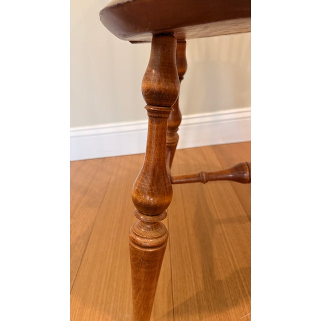 Late 20th Century Set of 3 d.r. Dimes Windsor Dining Chairs, Handcrafted Solid Wood For Sale - Image 11 of 12