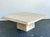 Vintage Italian Stone International Travertine Pedestal Coffee Table For Sale - Image 10 of 17