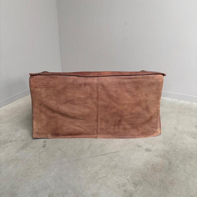 Vintage Leather 2-Seater Sofa, 1970s For Sale - Image 16 of 18