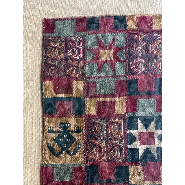 Two Framed Pre-Columbian Textile Fragments Inca Culture Peru For Sale - Image 11 of 15