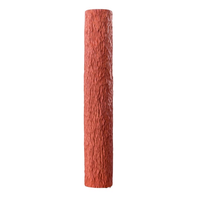 Volume 03 Floor Lamp in Red Mahogany and Stained Abachi Wood by Tellurico For Sale
