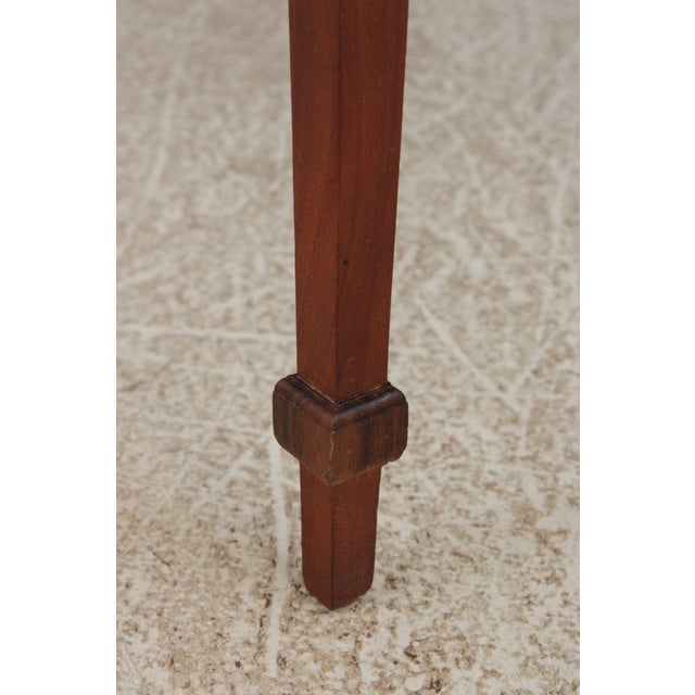 Vintage English Satinwood Inlaid Pembroke Table For Sale - Image 16 of 17