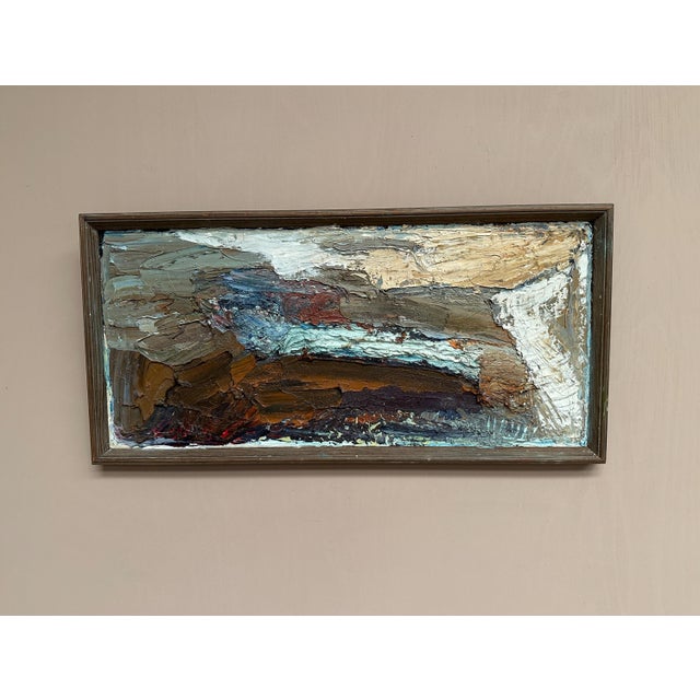 Swedish Artist, Abstract Composition, 1950s, Oil on Canvas, Framed For Sale - Image 5 of 18