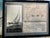 Mid-Century Modern 1965 Vivace Yacht Photo & Map of Race From Annapolis to Newport, Framed For Sale - Image 3 of 6