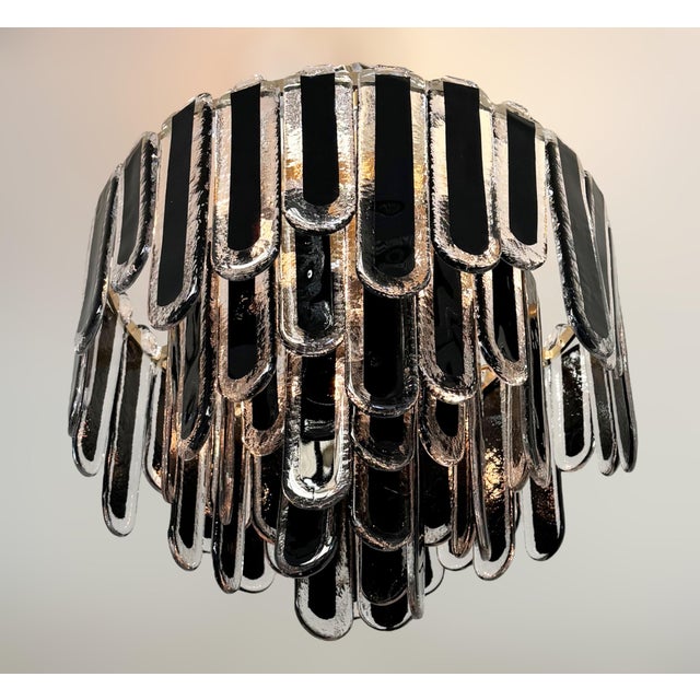 21st Century Cascata Murano Flush Mount by Fabio LTD For Sale - Image 6 of 6
