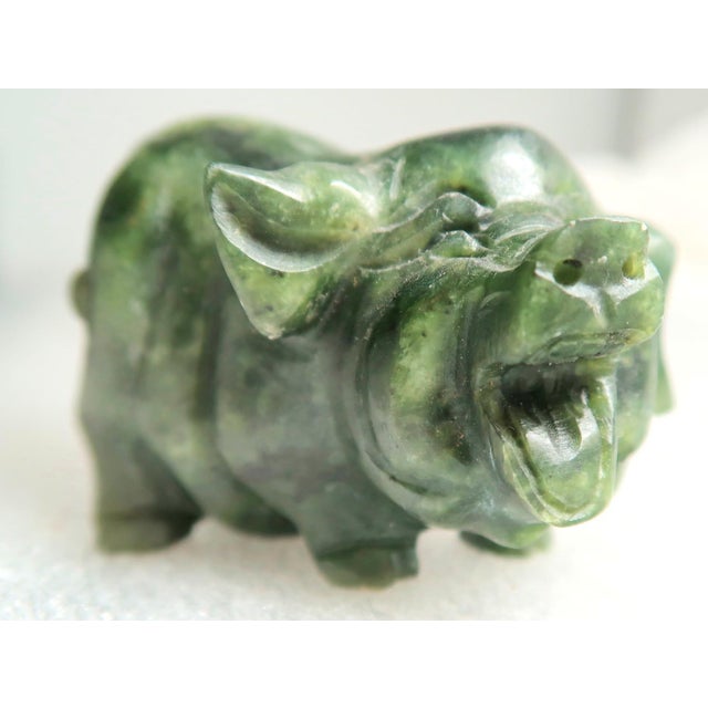 This is another one of a large collection of semi-precious and precious stone carvings we purchased from a retired...