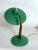 Mid-Century Modern Italian Brass and Green Lacquer Table Lamp, 1950s For Sale - Image 6 of 15