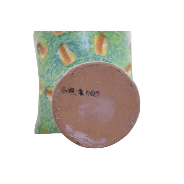 Ceramic Midcentury Italian Terracotta Pottery Vase For Sale - Image 7 of 8